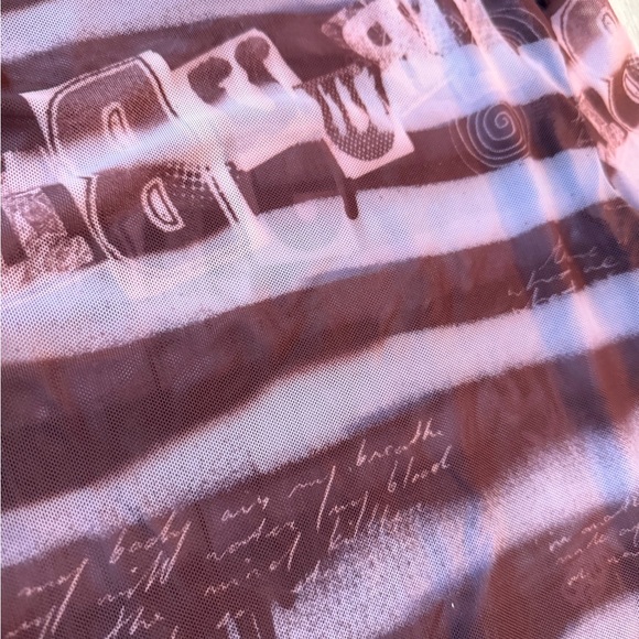 Urban Outfitters Mesh Mock Neck - Picture 3 of 9